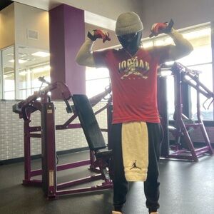 Red Jordan T-Shirt with Graphic Design